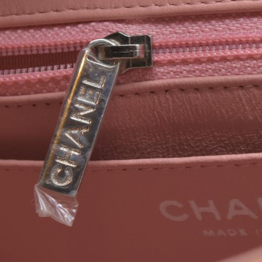 $5200 Chanel Mini Square Flap Bag Orange 2013