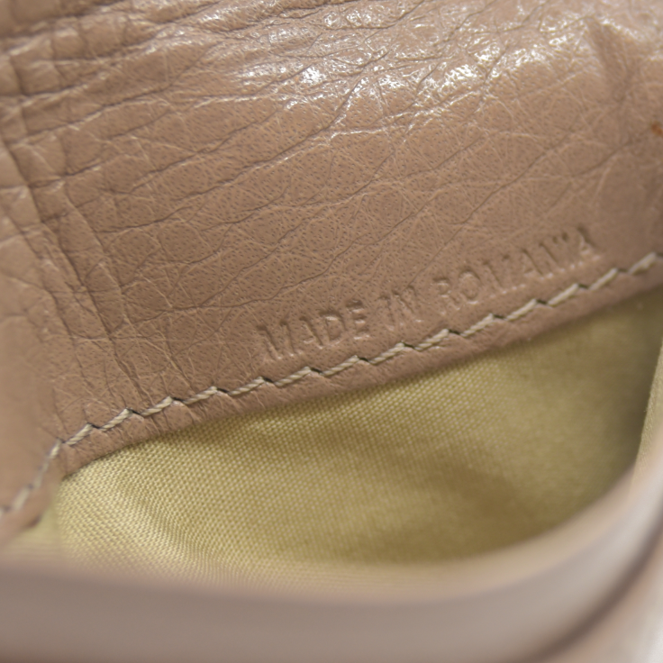 Chloe Lily Leather Card Case Beige