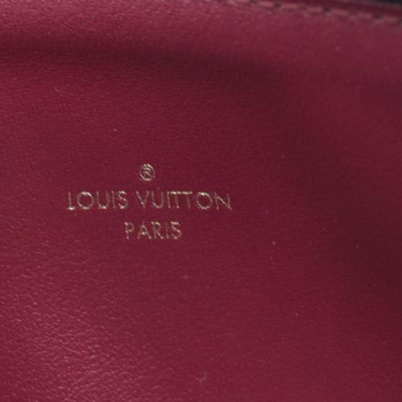 Louis Vuitton Monogram Felicie Chain Wallet Zippered Insert Fuchsia