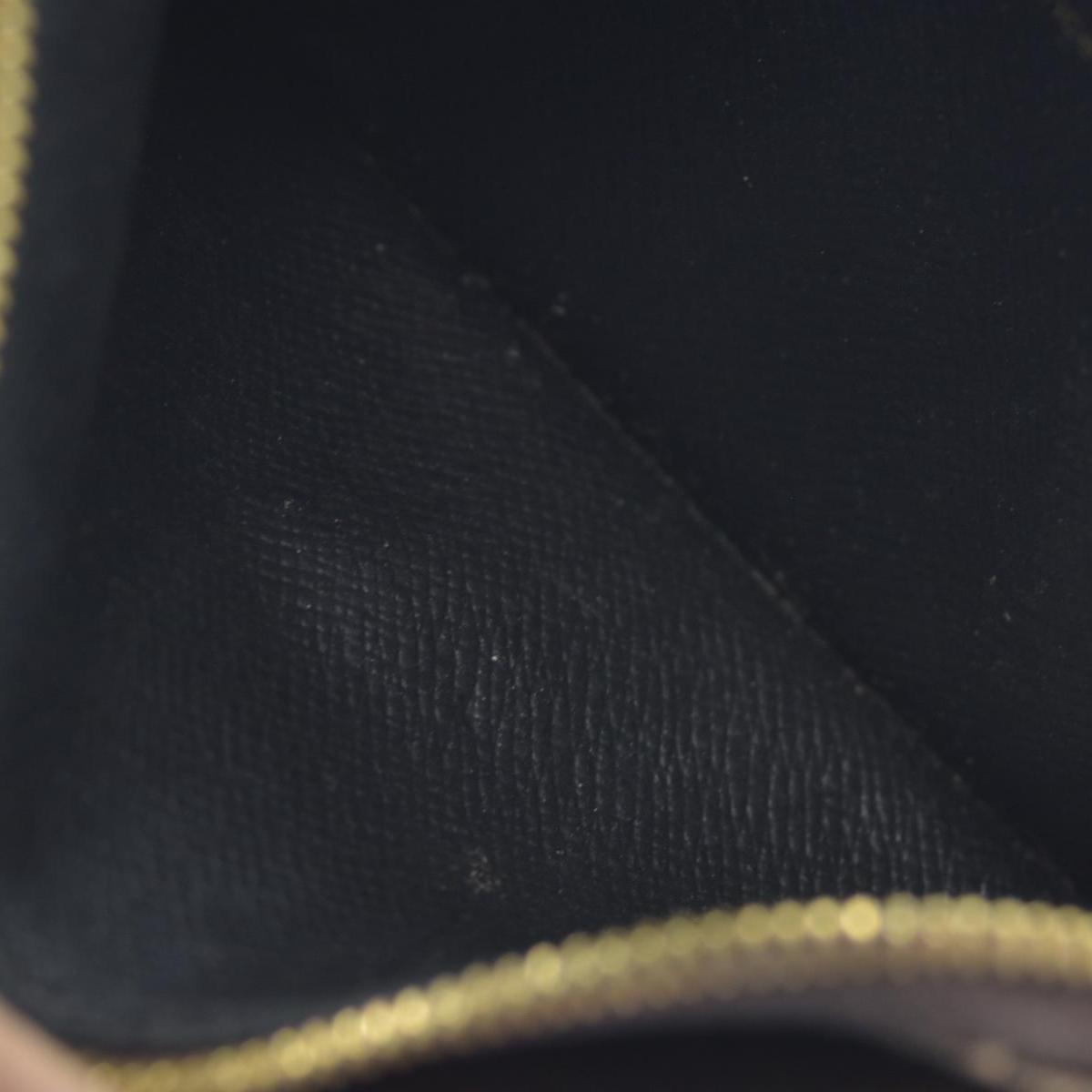 $675 Louis Vuitton Monogram Recto Verso Card Holder Black RFID