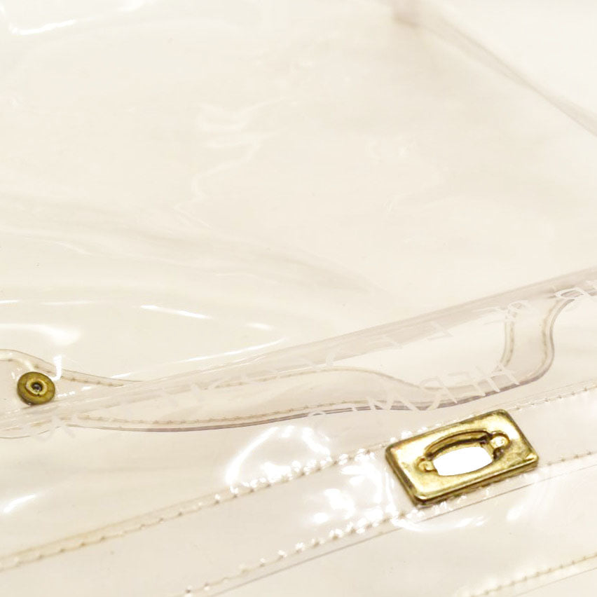 Hermes Vinyl Souvenir De L'Exposition Kelly Transparent