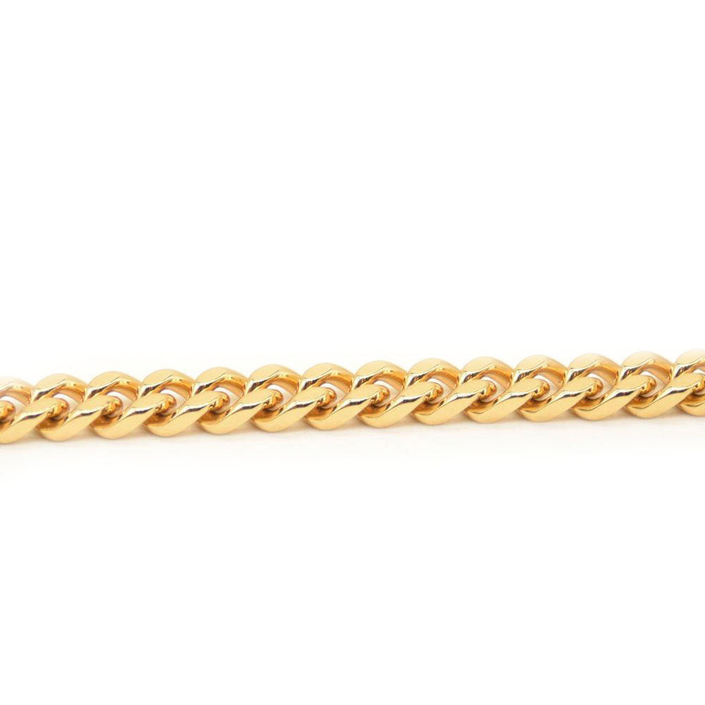 SAINT LAURENT Grain De Poudre Matelasse Chevron Monogram Envelope Chain Wallet Nude Powder