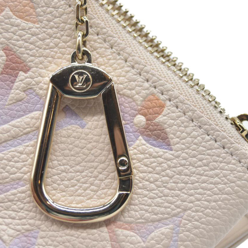 $625 Louis Vuitton Empreinte Monogram Giant Key Pouch Dream Beige