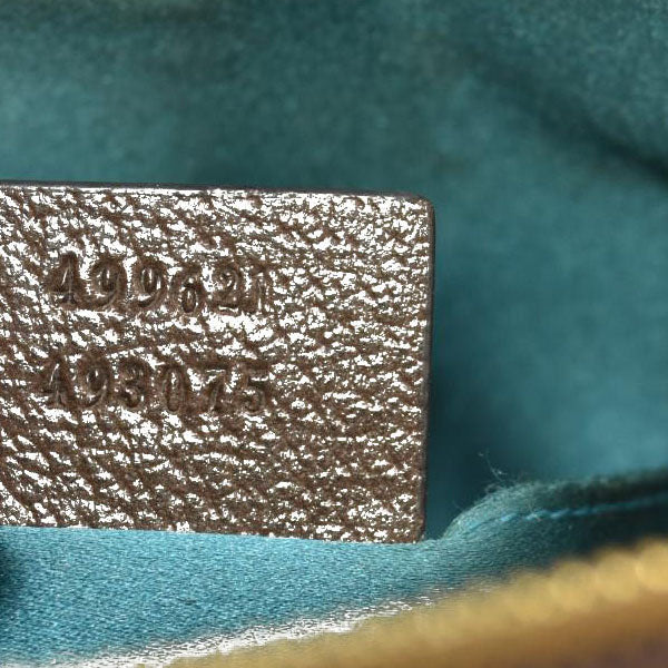 Gucci GG Supreme Monogram Textured Dollar Calfskin Web Small Ophidia Dome Shoulder Bag Beige Ebony New Acero