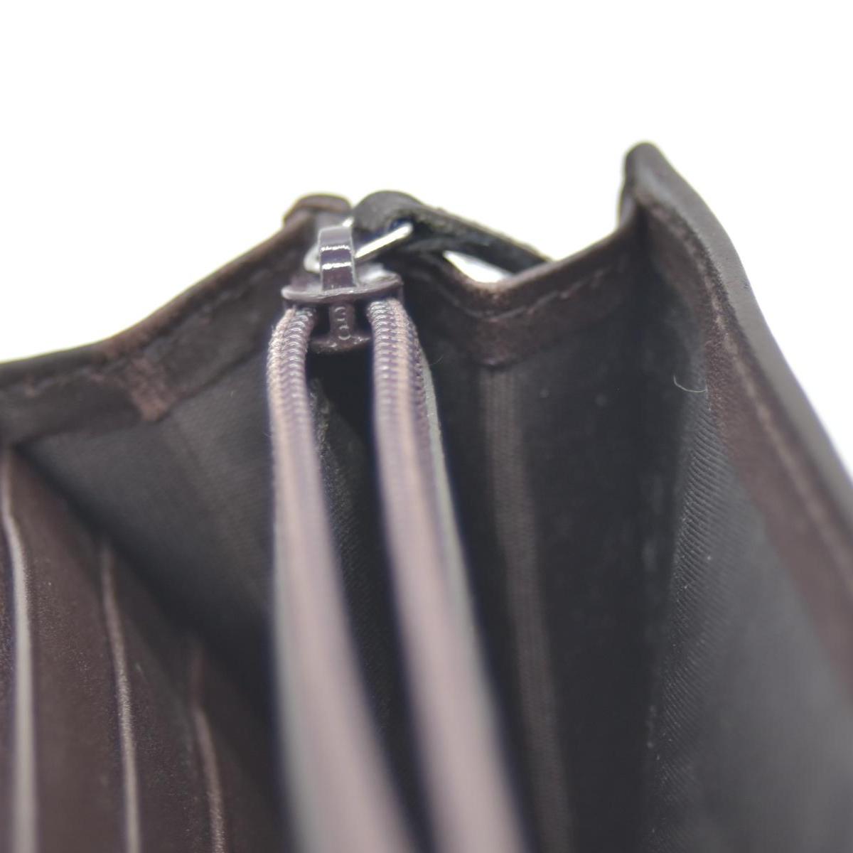 Gucci Guccissima Continental Flap Wallet Brown CONSIGNMENT