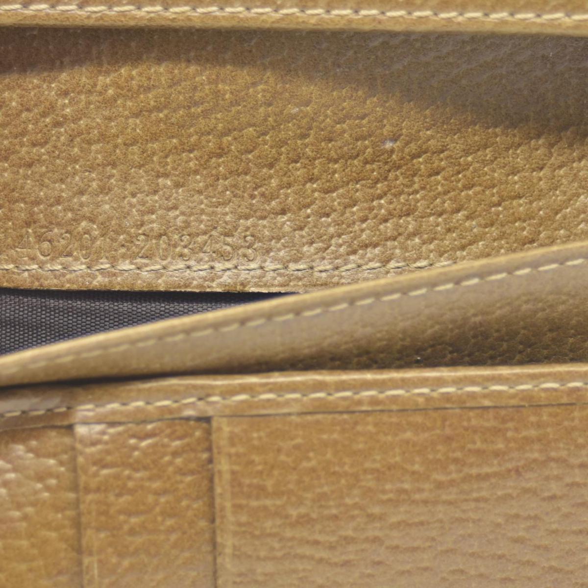 Gucci Jackie Piston Wallet in Sand Brown GG Canvas CONSIGNMENT