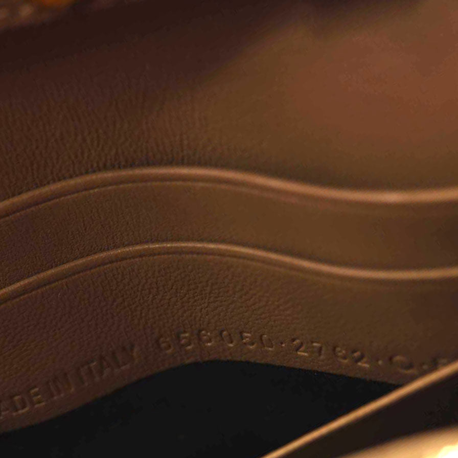 BALENCIAGA Coated Canvas BB Monogram Allover Logo Hourglass Chain Bag Beige Brown Black