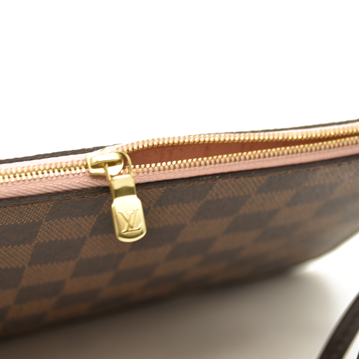 Louis Vuitton Damier Ebene Neo Neverfull MM Rose Ballerine AR4167