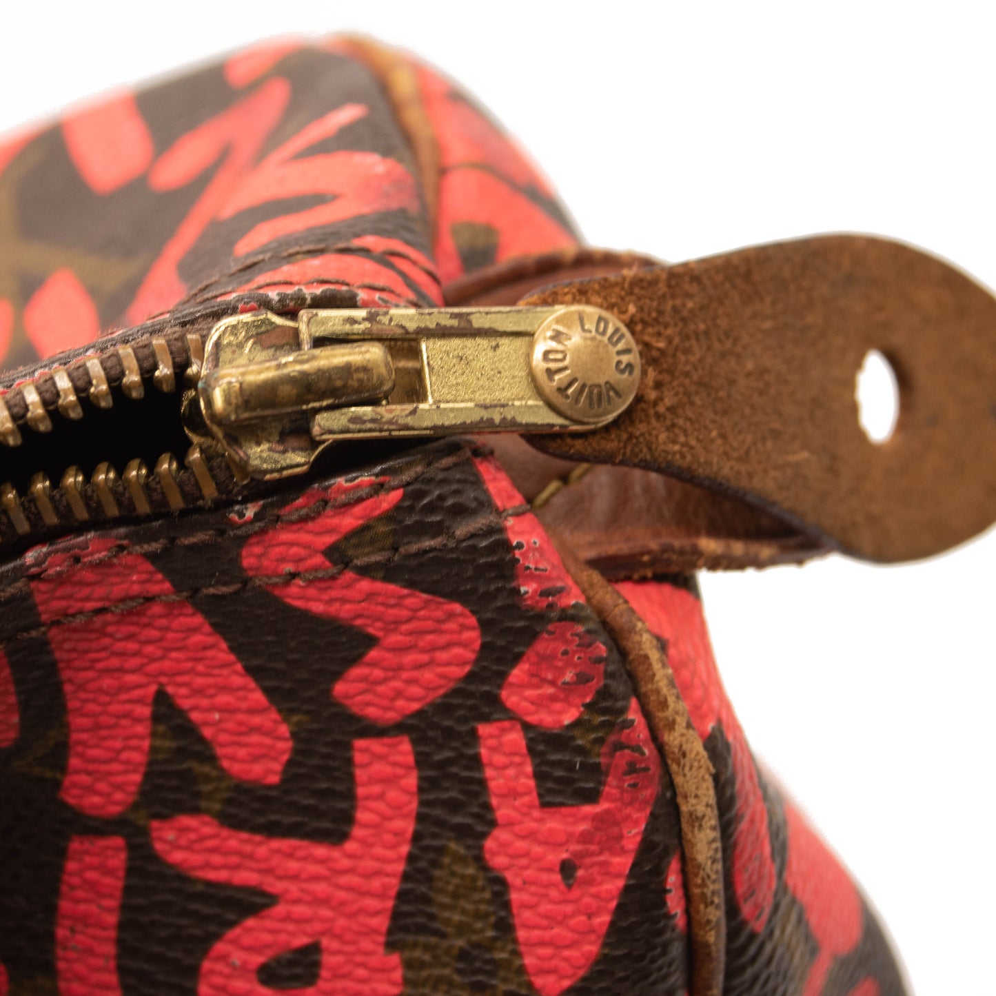 Louis Vuitton Monogram Graffiti Speedy 30 Fuchsia