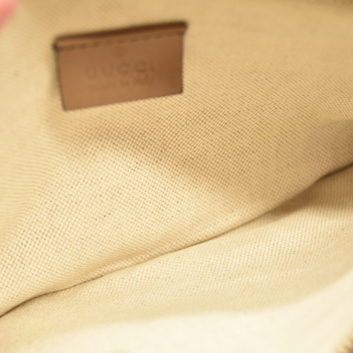 Gucci Monogram Medium Craft Tote Brown