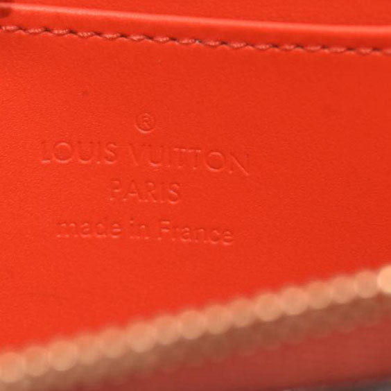 Louis Vuitton Metallic Vernis Degrade Zippy Coin Purse Pink Red SN4179