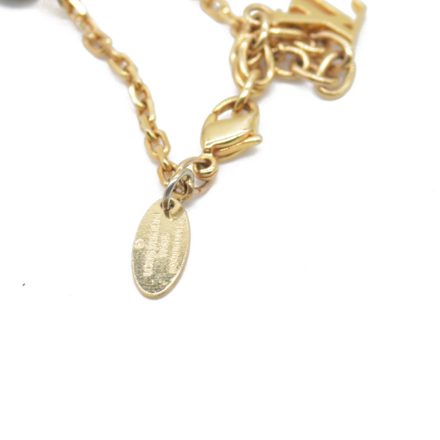 $405 Louis Vuitton Gamble Bracelet Pink Crystals Gold LV CONSIGNMENT