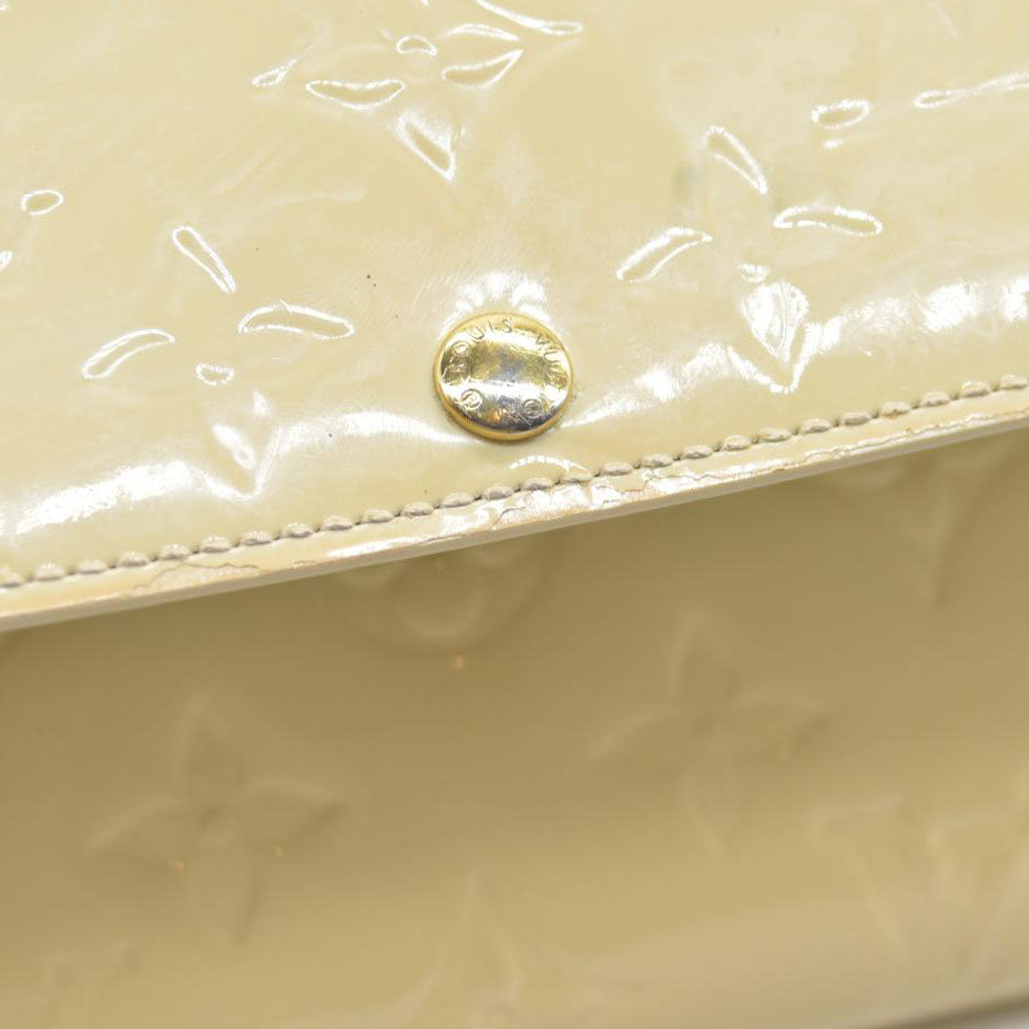 $840 Louis Vuitton Monogram Vernis Porte Feuille Sarah Long Bifold Wallet TN4180