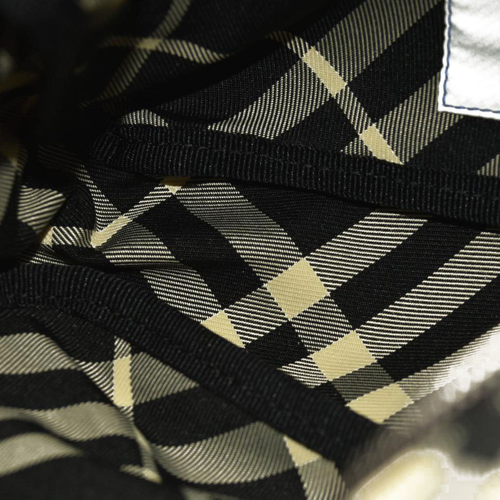 NEW $1090 Burberry Check Crossbody Bag Black Calico