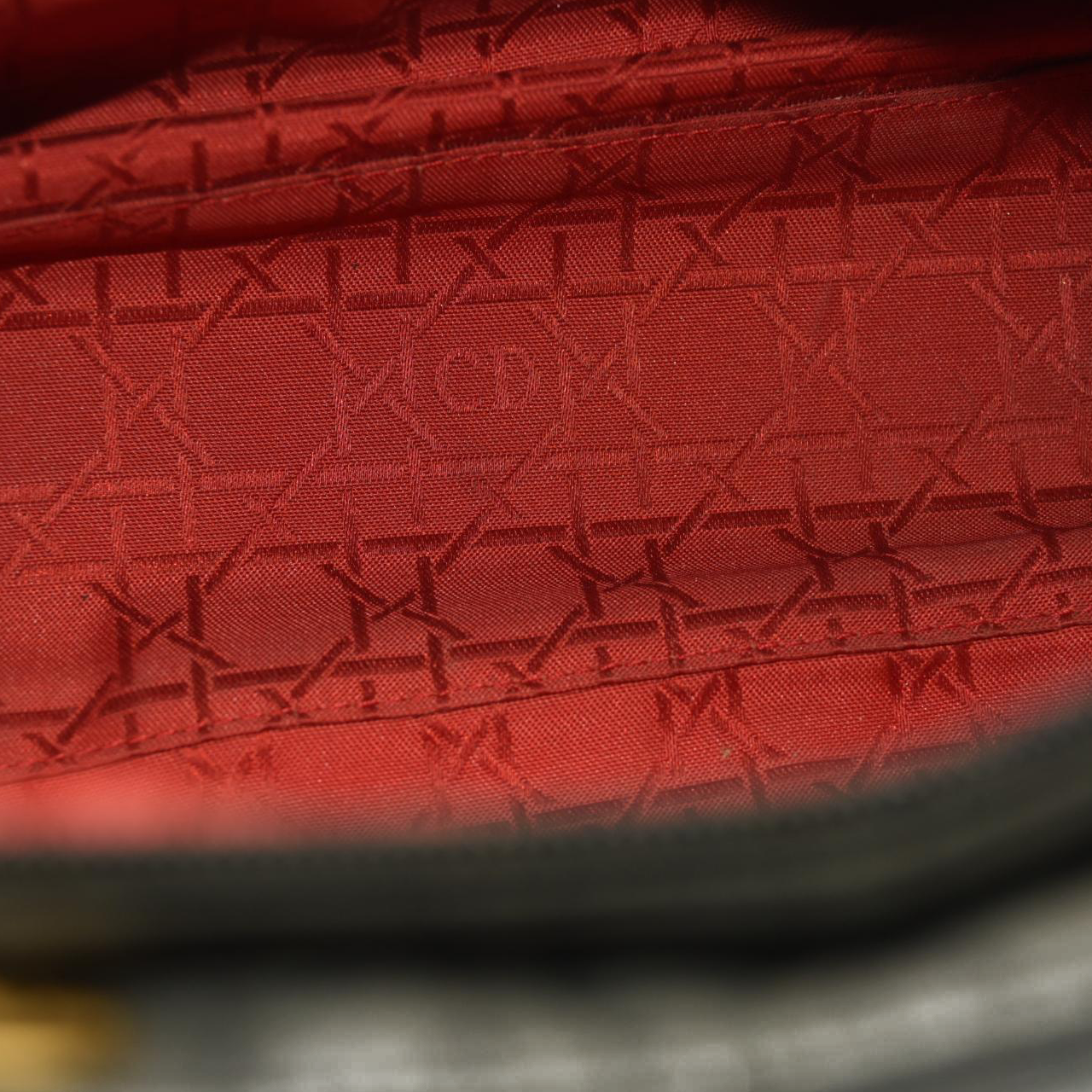 Christian Dior Nylon Cannage Medium Lady Dior Black RU 1919