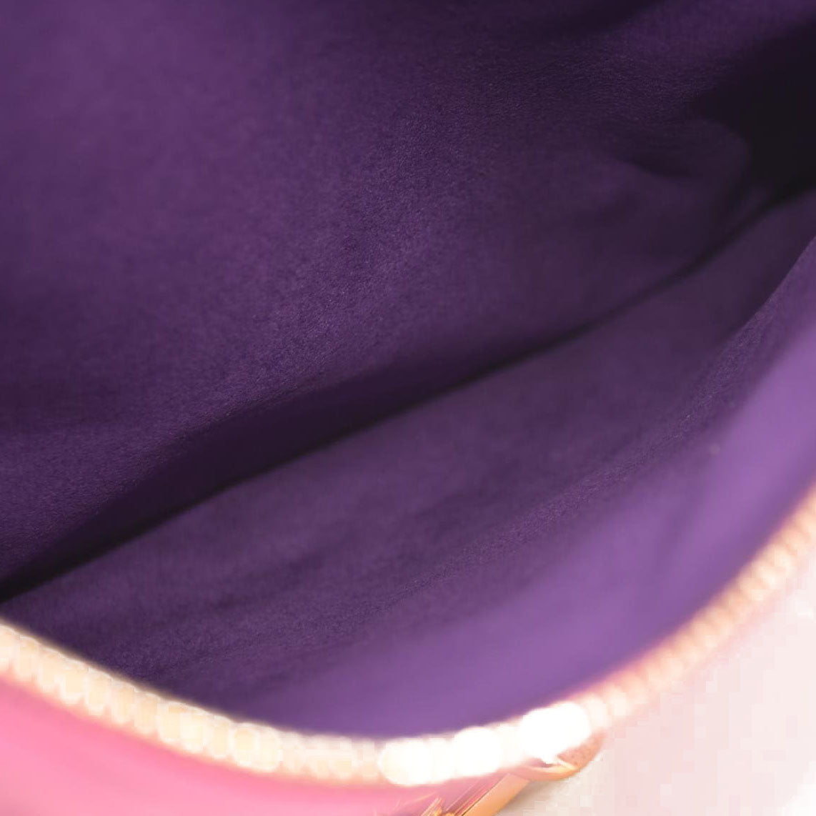 LOUIS VUITTON Lambskin Embossed Monogram Vuittamins Coussin PM Rose Violet