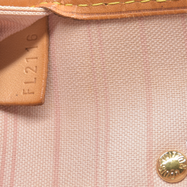 AUCTION $2170 Louis Vuitton Damier Azur Neo Neverfull MM Rose Ballerine