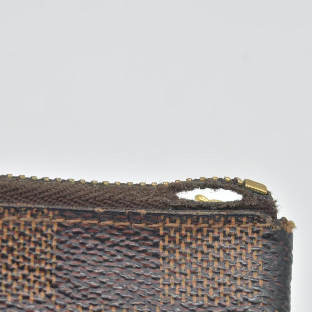 $345 Louis Vuitton Damier Ebene Key Pouch CONSIGNMENT