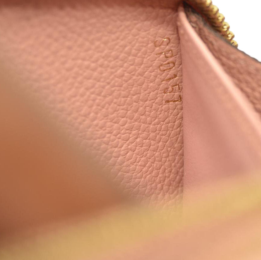 LOUIS VUITTON Empreinte Zippy Wallet Rose Poudre SP0157