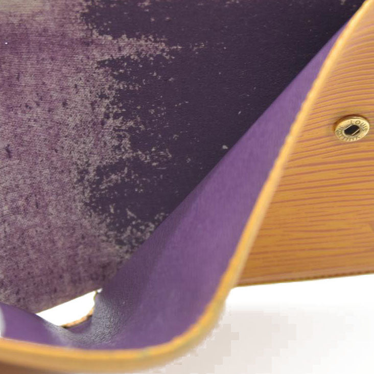 Louis Vuitton Epi Leather Porte Billes Compact Wallet Yellow MI0977