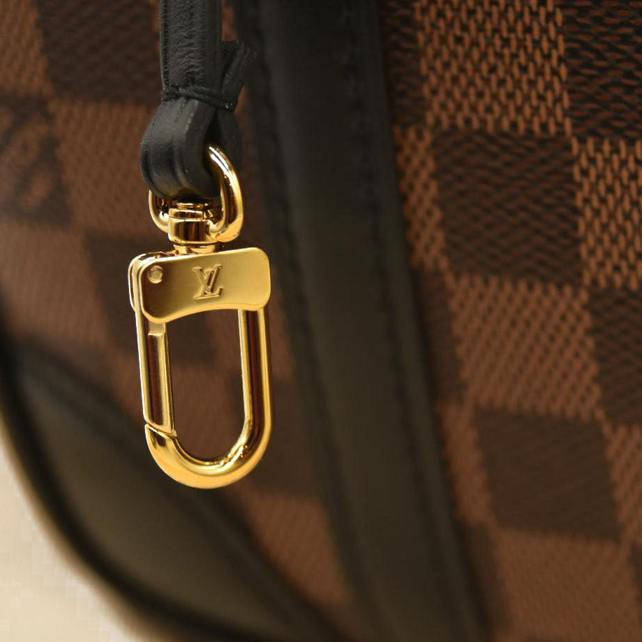 LOUIS VUITTON Damier Ebene Valisette Souple BB Black