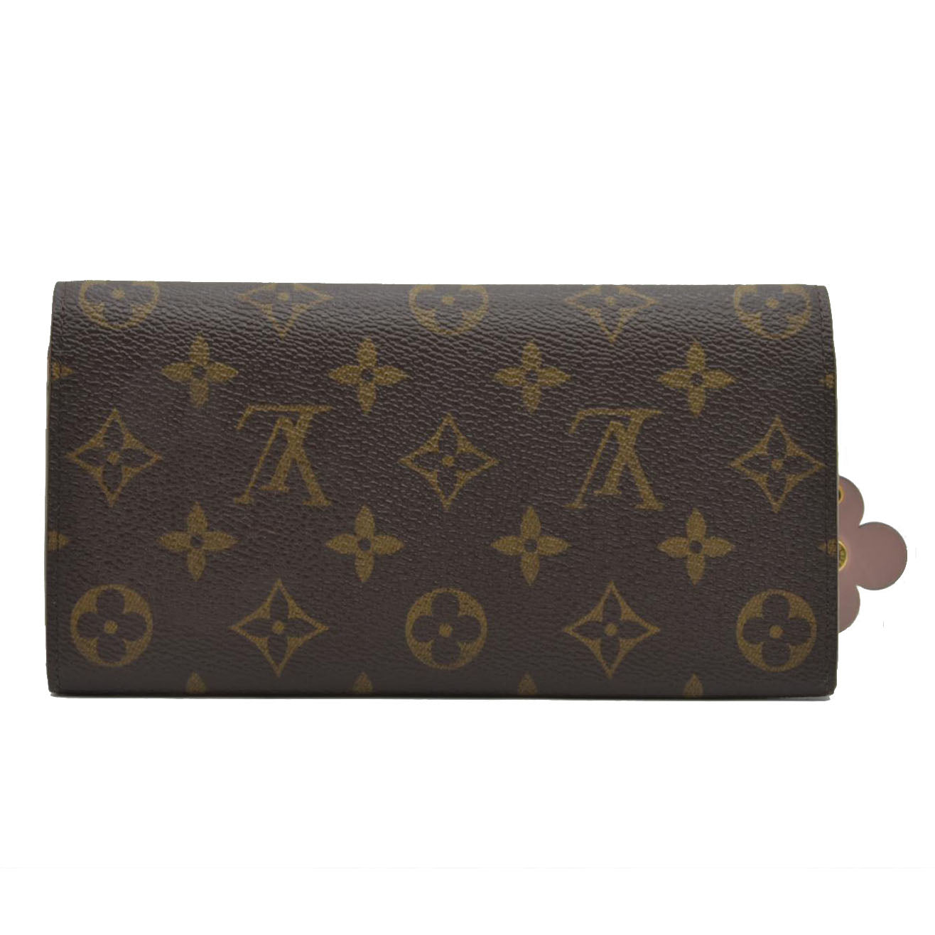 Louis Vuitton Monogram Bloom Flower Emilie Wallet Fuchsia CA4157