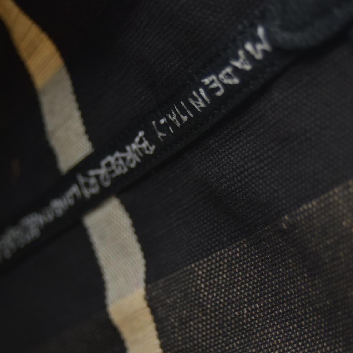 $900 Burberry Coated Canvas Mega Check Medium Doodle Tote Black White