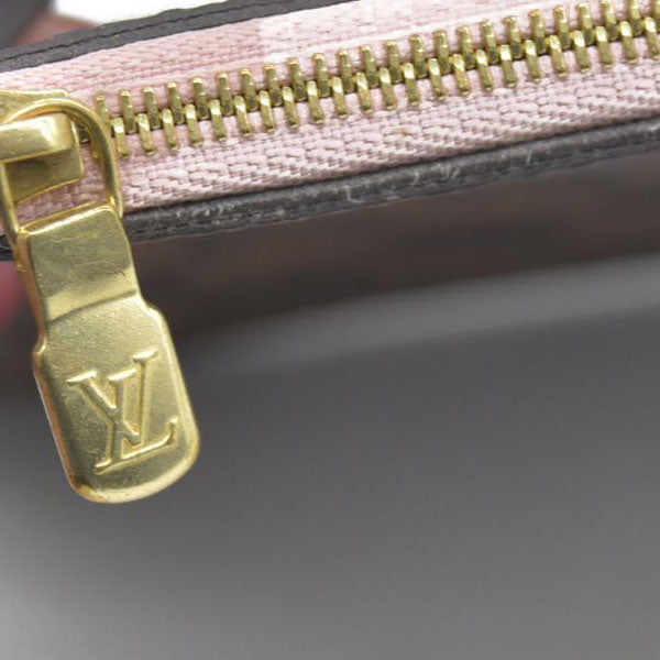 Louis Vuitton Damier Ebene Neo Neverfull MM Pochette Rose Ballerine 2020 SD0270