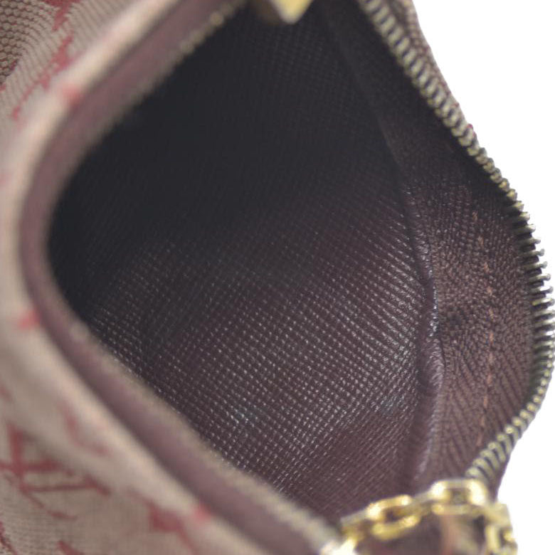 Louis Vuitton Mini Monogram Key Pouch Cherry