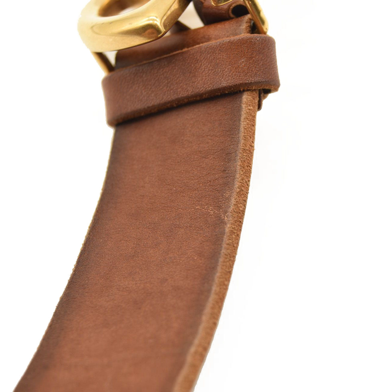 GUCCI Faded Calfskin Double G 40mm Belt 85 34 Cuir