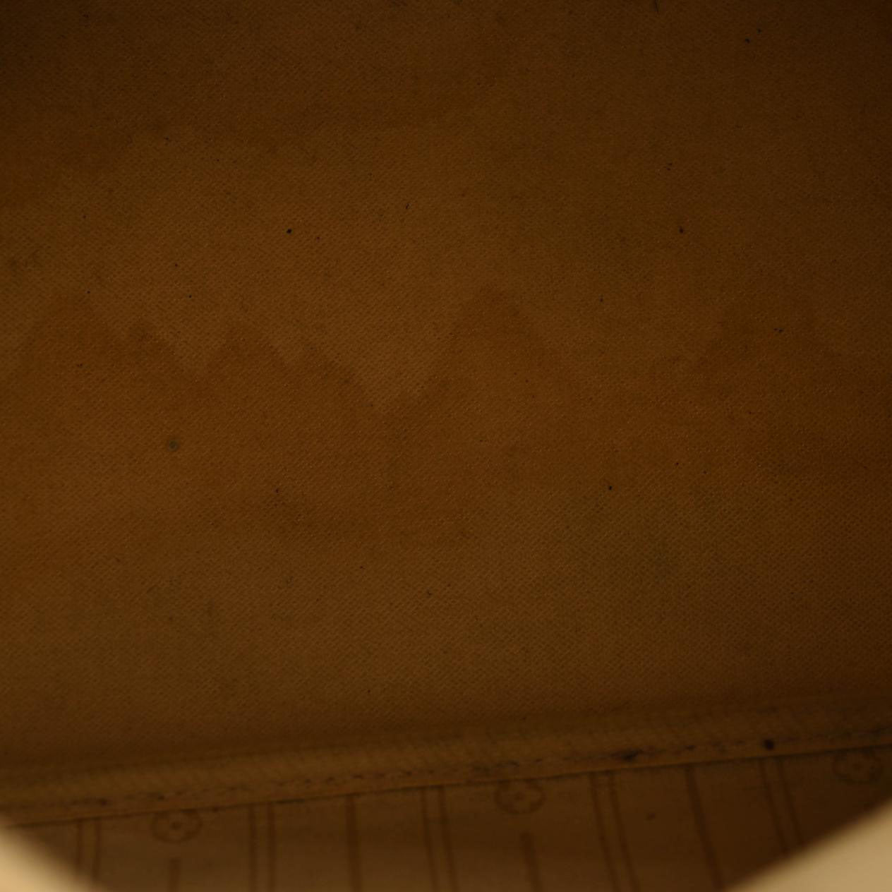 USED 2011 LOUIS VUITTON Damier Azur Neverfull MM Tote SA1111