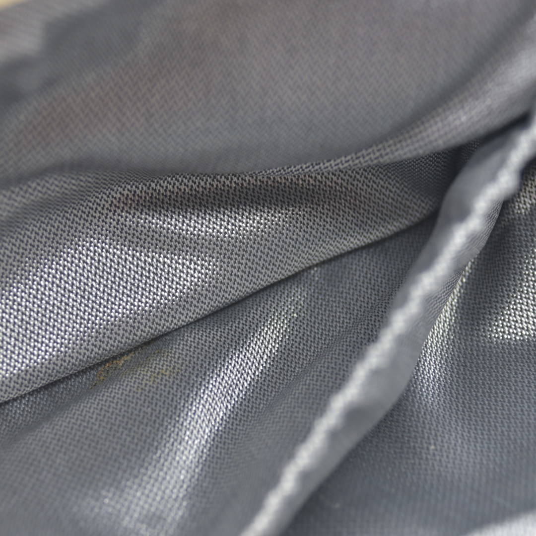 Chanel Kisslock Metallic Silver Clutch