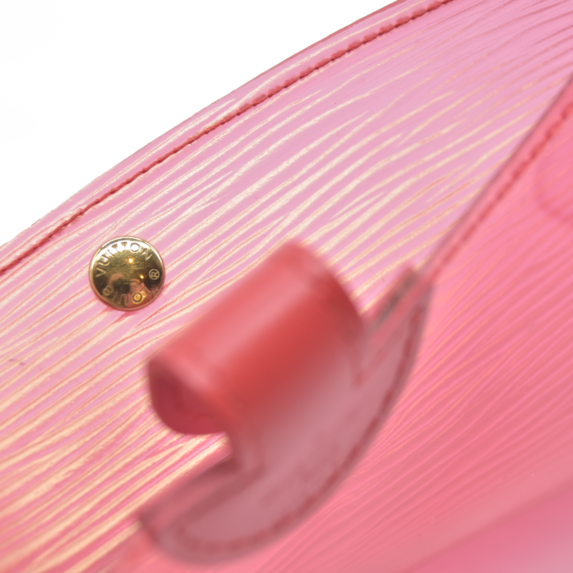 Louis Vuitton Clear Red Epi Leather Plage Clear Pochette Accessoires