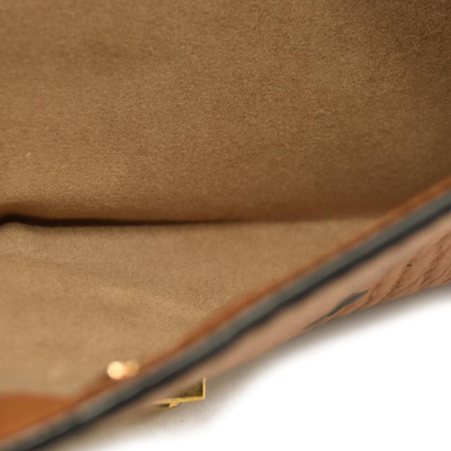 MCM Visetos Small Millie Crossbody Bag Cognac