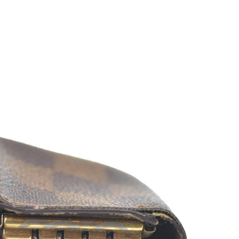 Louis Vuitton Damier Multicles 4 Ring Key Case Brown TH0051