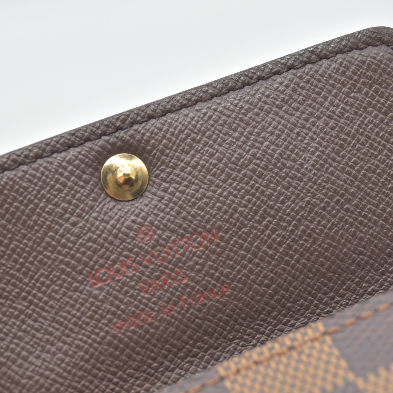$345 2004 Louis Vuitton Damier Ebene Multicles 4 Key Holder TH1014