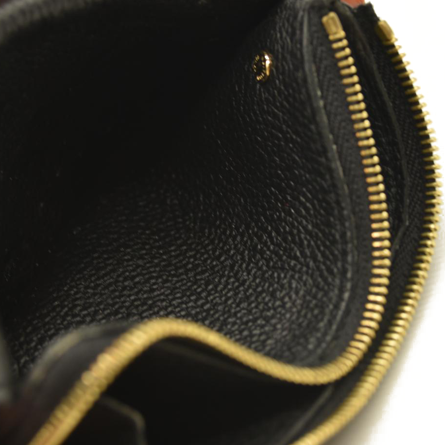 LOUIS VUITTON Empreinte Recto Verso Card Holder Black RFID