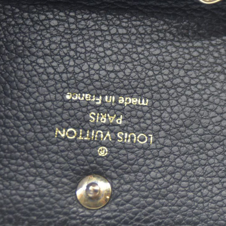 Louis Vuitton Monogram Empreinte 6 Ring Key Case Black