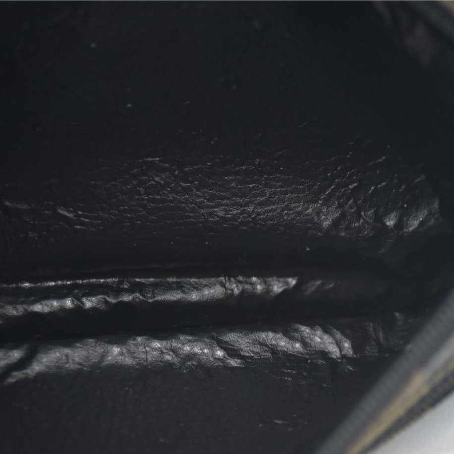 FENDI Pequin PVC Cosmetic Pouch Bag Khaki