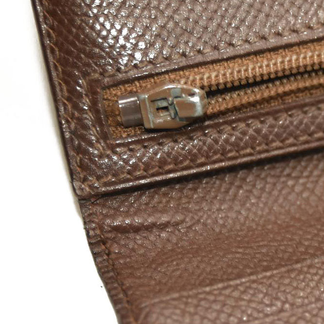 Hermes Epsom Bearn Gusset Wallet Ebene □B
