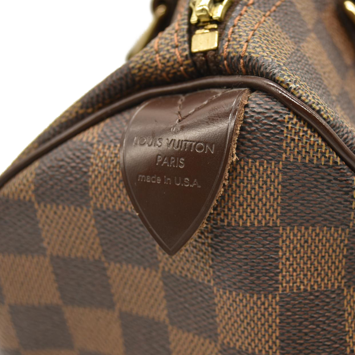 LOUIS VUITTON Damier Ebene Speedy 25 SD0087