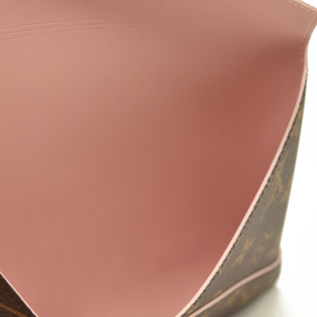 NEW LOUIS VUITTON Monogram Large Kirigami Pochette Insert Rose Ballerine