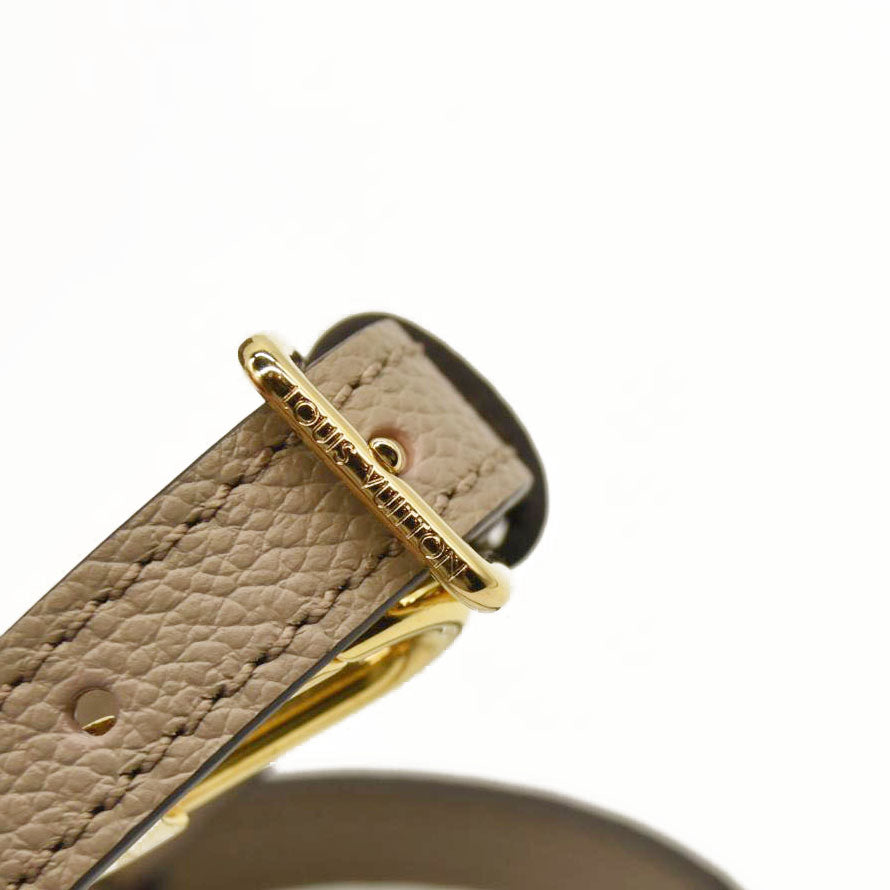 LOUIS VUITTON Empreinte Monogram Giant Bagatelle NM Tourterelle Creme