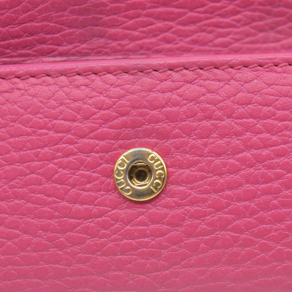 $450 GUCCI GG Marmont Leather 6 Ring Key Case