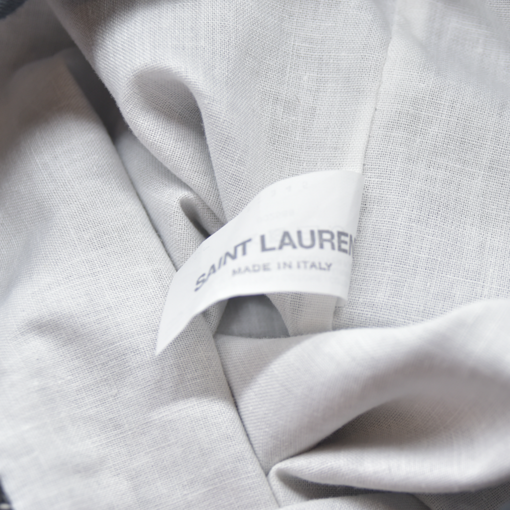 $1650 2018 Saint Laurent Black Kate Patent Wallet on a Chain WOC Crossbody
