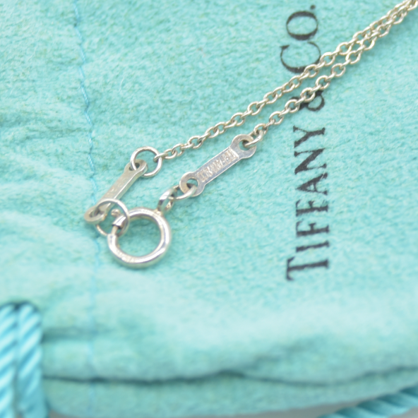 $360 Tiffany & CO Sterling Silver Elsa Peretti Mini Dove Necklace