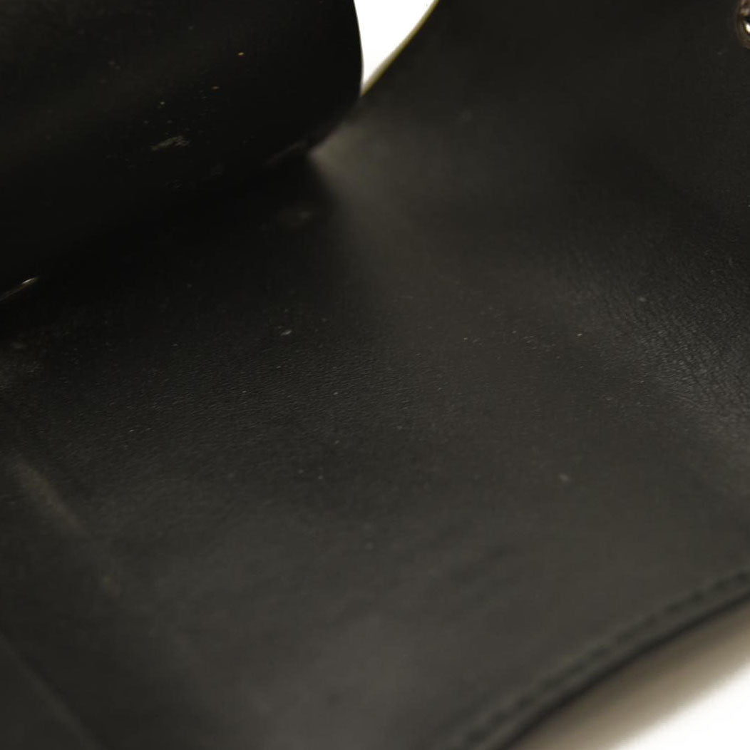 Gucci Guccissima 6 Key Holder Case Black