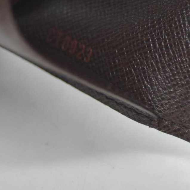 $340 2003 Louis Vuitton Damier Multicles 6 Ring Key Case Brown CT0023