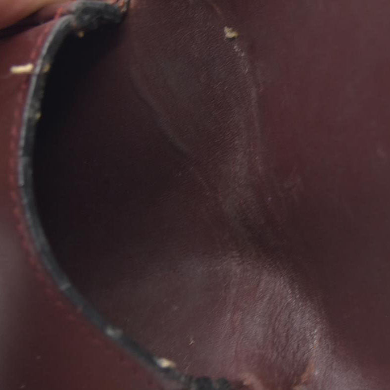 Cartier Red Must de Cartier Leather Coin Pouch Dark red