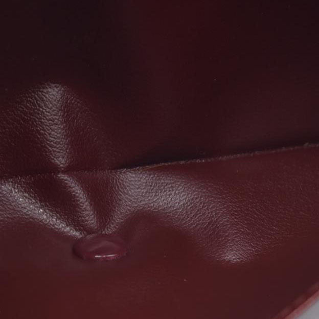 Cartier Patent Leather Continental Wallet